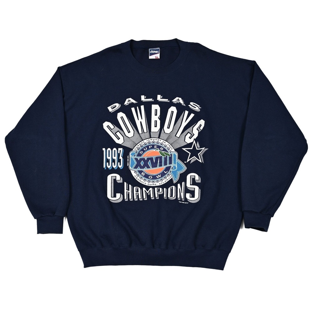 Vintage Dallas Cowboys Sweatshirt 1993 Super Bowl XL Crewneck NFL 90s USA Made